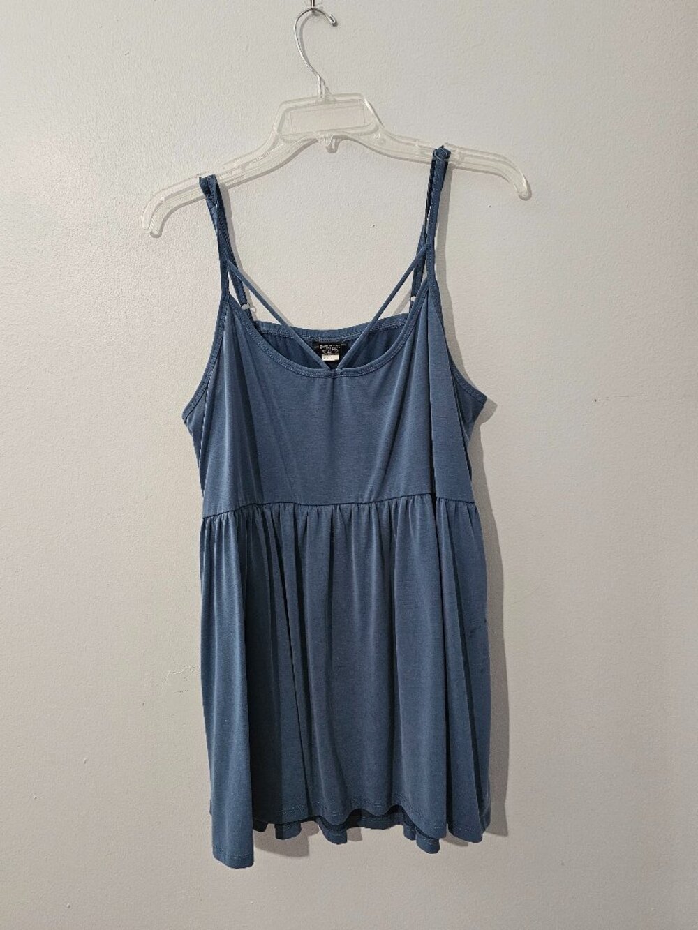 Torrid 1X Blue Babydoll Tank Top